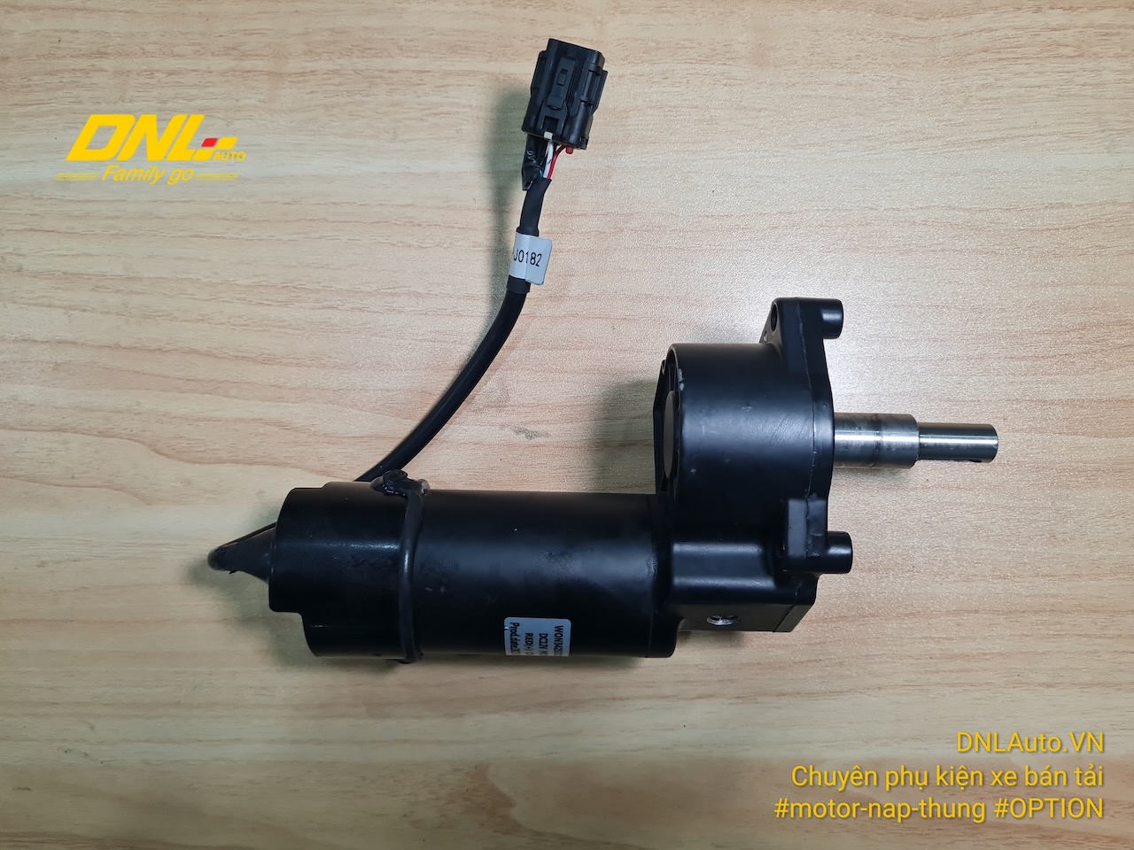 Motor hay mô tơ nắp thùng cuộn điện OPTION BESTWYLL, lắp đặt chuẩn 