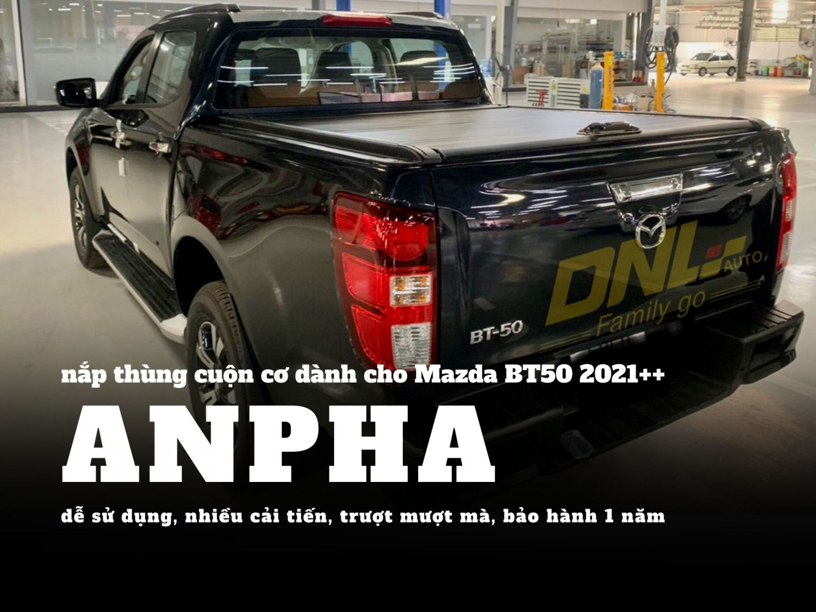 nắp thùng cuộn Mazda BT50