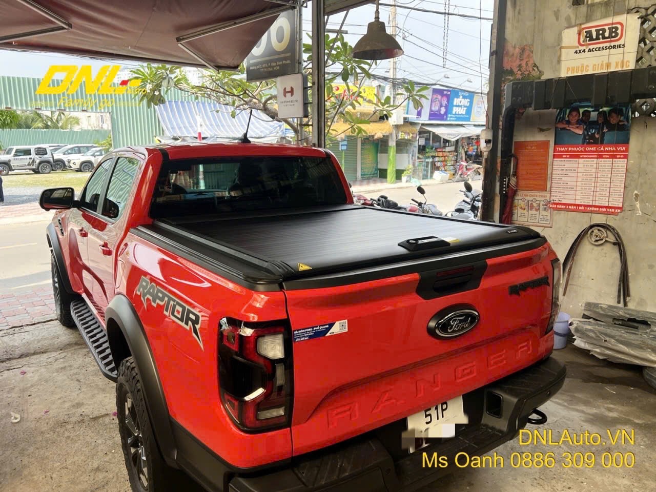 Nắp thùng cuộn cơ ANPHA cho Ford Ranger Raptor 2022+