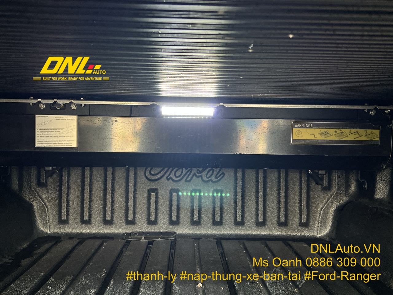 Hệ thống đèn lấy sáng trong nắp thùng cuộn điện Option-Bestwyll