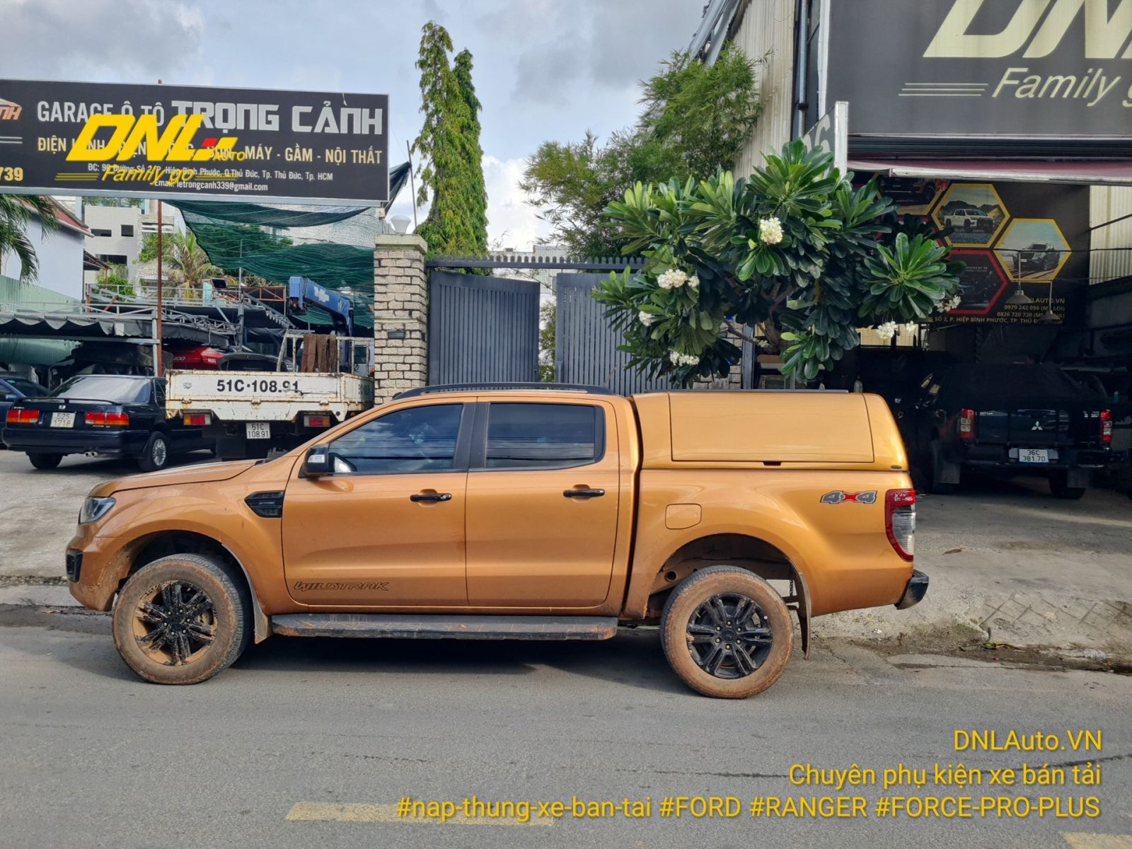 nắp thùng cao FORCE PRO PLUS cho xe FORD RANGER 2013-2022