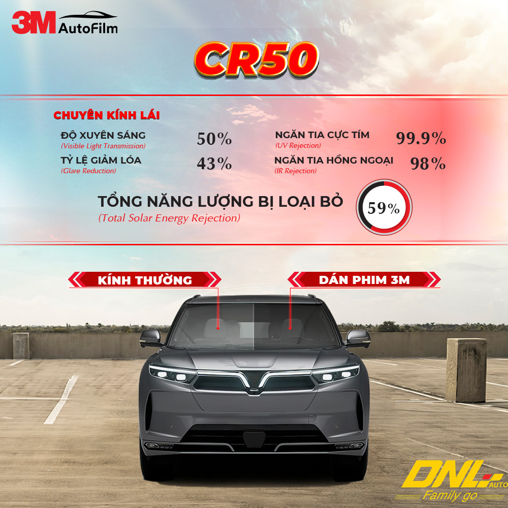 Phim cách nhiệt 3m crystalline