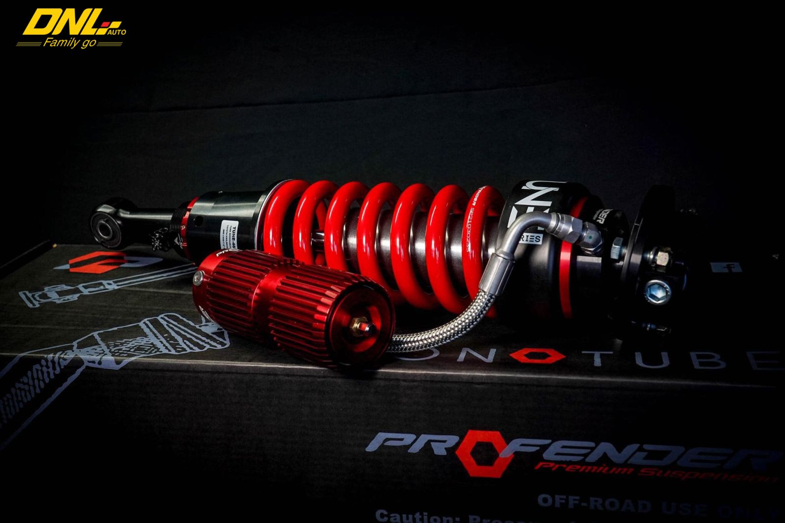 Bộ phuộc Profender TUNE 2.5 – 8 Step Mitsubishi Triton