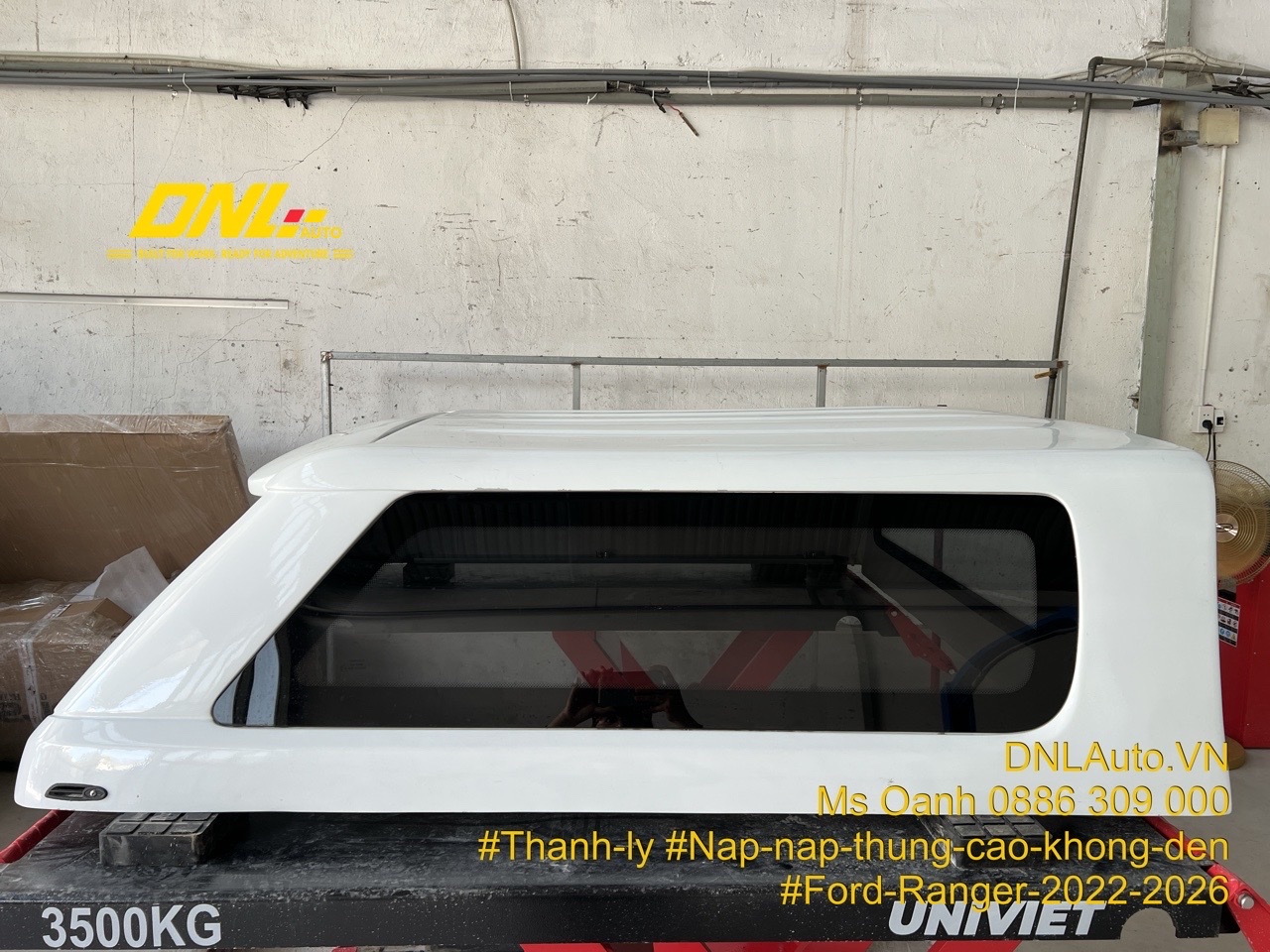 Nắp thùng cao Ford Ranger 2022-2026 tình trạng tốt, ít trầy xước