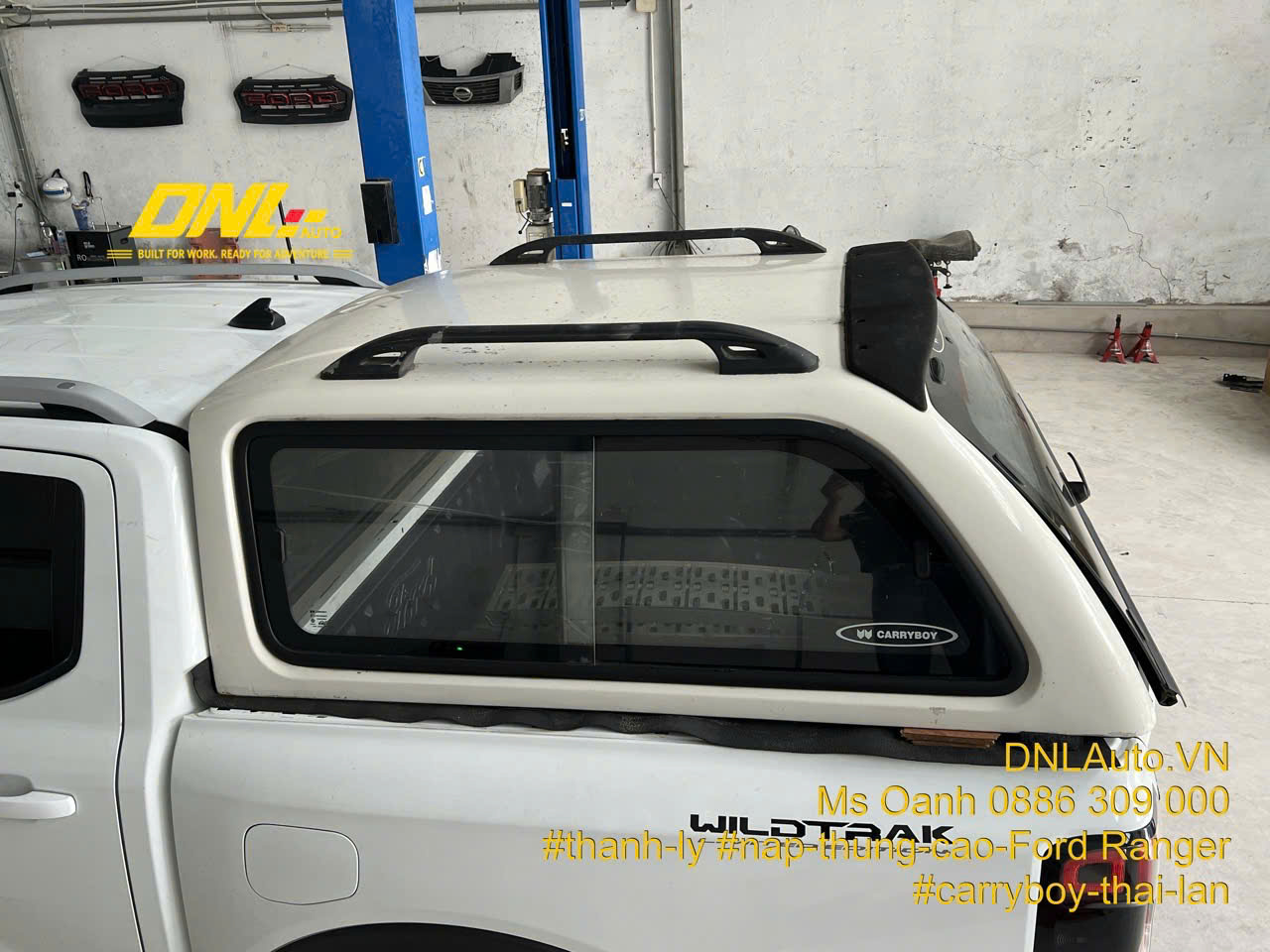 Nắp thùng Ford Ranger 2009-2012 màu trắng