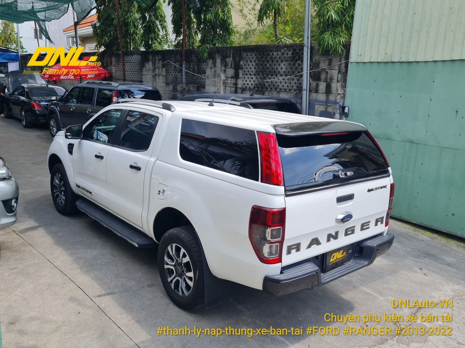 thanh lý nắp thùng cao FORD RANGER, hàng cũ, giá rẻ tại DNL AUTO