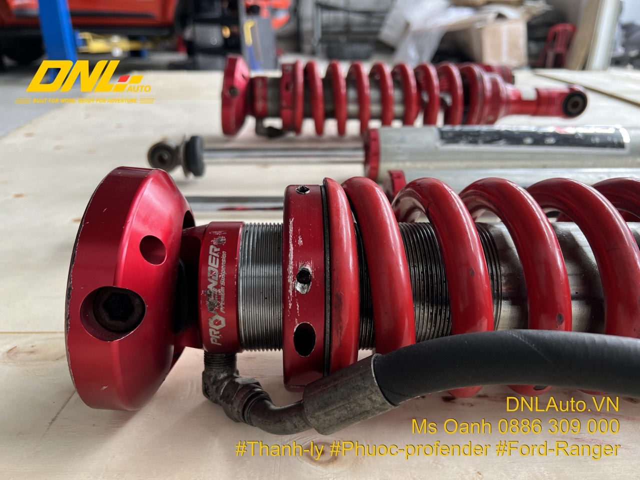 Phuộc Profender OEM 2.5 bao gồm luôn cặp lò xo trước
