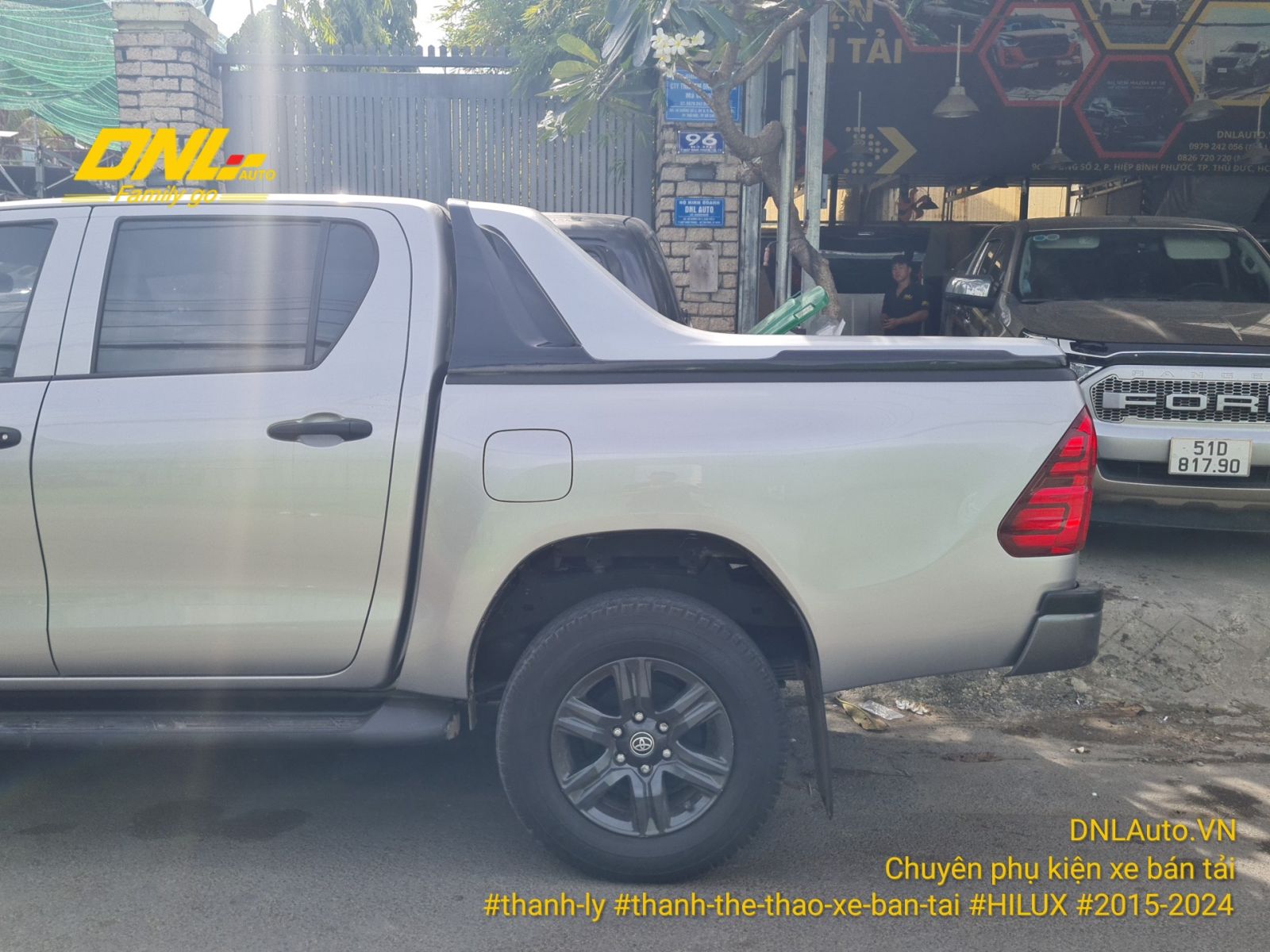 thanh thể thao Hilux 2015-2024 cũ